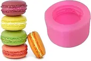 3D Macaroon Silicone Mold, Macaron Hamburger Shape Baking Molds Candle Mold Chocolate Candy Mold Cake Cupcake Decoration, Handmade Baking Tools Stereo Mold