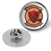 VF-302 Stallions Tie Tac, Hat Pin, Badge, Military Emblem Lapel Pins - Silver