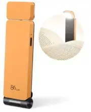 Book Light, Rechargeable Reading Lights for Books in Bed, Papaya Orange