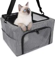 Dog Booster Car Seat Safe Pet Travel Carrier for Small Dogs Cats