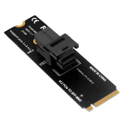 NVMe PCIe To Mini SAS (SFF-8643) SSD Cable Mini Sas 8643 To 8639 U.2 (SFF-8639)