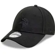 New Era 9Forty Snapback Cap - FULL BLACK Minnesota Vikings One Size