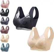 [BnMvF] Sarapick Ultimate Lift Bra,Sarapick Bras for Women,Sarapick Bra Seamless Sexy Push Up Wireless Bra (F,5L)