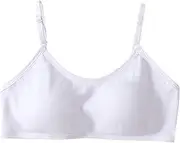 [Generic] Backless Bra Training Bras Crop Bras for Girls with Removable Padding Sports