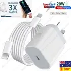 20W USB C Power Delivery Charger Adapter PD Fast Type C Cable For iPhone 14 13 8
