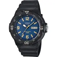 在飛比找森森購物網優惠-CASIO 卡西歐 DIVER LOOK 潛水運動風手錶-藍