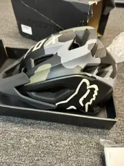 Fox Racing mens SPEEDFRAME PRO MOUNTAIN BIKING HELMET ,Green Camo,Small