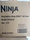 Ninja Crispi Air Fryer, 4 Qt Glass Portable Cooking System, Gray (FN101GY)