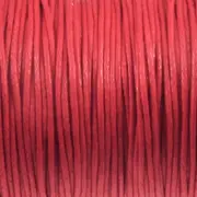 Red 1mm Waxed Cotton Cord, 70 Meters, Macrame, Beading String