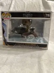 Funko Pop Rides Marvel Black Panther Wakanda Forever Namor With Orca #116
