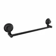 Naleon Suction Works 80cm Black Towel Rail