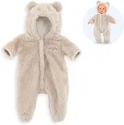 Corolle 9000110830 Snowsuit, Teddy, Doll Accessories, Doll Clothes, for All 30 cm Baby Dolls, from 18 Months