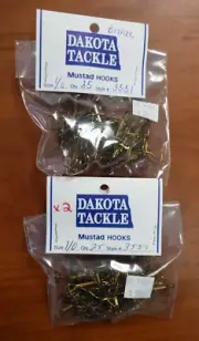 Mustad Hooks Size 1/0 Quantity of 50 Style #3551