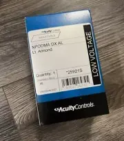 Acuity Nlight NPODMA DX AL Single Gang Wall Switch, Light Almond Color