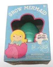 Grow Egg Mermaid-Ages 5+ Hatches and Grows- Green Egg W/ Mermaid