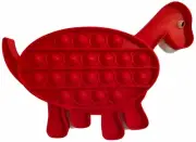 8''-10'' Cute Red Dinosaur Bubble POPPER you cant stop popping Fun Fidget Toy