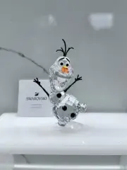 Swarovski Disney's Olaf 2016 Snowman Frozen figurine retired ( New In The Box)