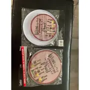 new Cooking Concepts Burner Cover Set of 4 2 8" 2 10" New WIne Is My Favorite Fr