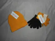 Cat & Jack Winter Hat & Gloves Lot - NEW - TECH TOUCH - SIZE KIDS OSFM -
