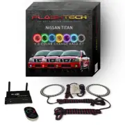 RGB Multi Color LED Halo kit with Wifi App for 2004-2015 Nissan Titan Fog Lights (for: Nissan)