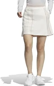 [adidas] Women's Asymmetrical Pattern, 3-Stripes Knit Skirt, Golf Skirt