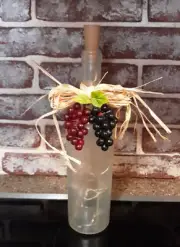 Handmade Mood Decorative Lighted Wine Bottle w/ Fairy Lights