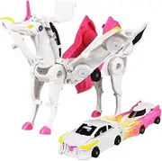2 in 1 Transforming Car Toy Vehicle Cartoon Horse Action Figures Toy Fun Transformation Model Children Toys Christmas Gift