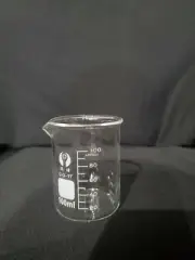 100ml Glass Beaker Laboratory Chemistry Lab Measuring Glassware Volumetric 2PACK