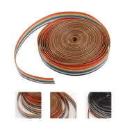 metal filament Flat ribbon cable 5M 10 Pin Cable Useful Flat Ribbon IDC Wire
