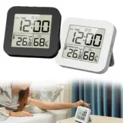 Portable Humidity and Temperature Monitor with Dual Alarm Clock Functionality