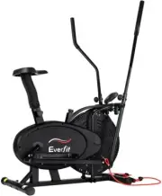 Exercise Bike, 4 in 1 Elliptical Cross Trainer Stationary Cardio Training Bicycl
