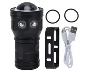 Rechargeable LED Searchlight Handheld 400000LM Spotlight Flashlight Side Light