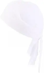 [Vaveren] 6-Pack Comfortable Hair Wraps for Active Lifestyle - White