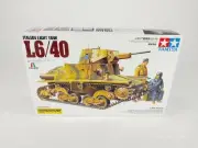 Tamiya 1/35 Scale Italian Light Tank L6/40 Military Model Kit
