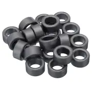 20Pcs Ferrite Toroid Core, Toroid Core 1.2"ODx0.7"IDx0.6"H Ferrite Rings, Black