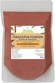 Yauvanya Manjistha Root Powder, 100g, Natural Hair Colourant, Enhances Henna Effect, Indian Madder Root, Vegan