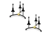 2PK Hercules Musical Instrument Stand Holder w Bag for Trumpet Cornet Flugelhorn