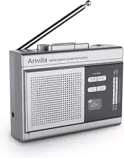 Portable Cassette Player and Recorder, Cassette to MP3 Digital Converter, AM/FM