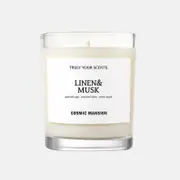 【COSMIC MANSION】蠟燭 11 Linen & Musk | Candle 木質調 香氛蠟燭 室內擴香 現貨