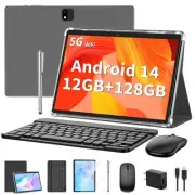 Android Tablet with Keyboard, Android 14 Tablet, 12(6+6) GB+128GB, 1TB Expand...
