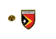 pins pin's flag national badge backpack hat shield world timor leste