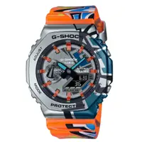 在飛比找PChome24h購物優惠-【CASIO 卡西歐】G-SHOCK 塗鴉藝術 街頭原創 金