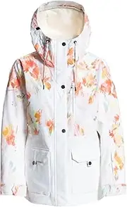 [Roxy] Women's Andie PrimaLoft Insulated Jacket Bright White Tenderness Large