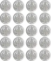 Trimurti Coin In Silver Religious Coin 5 Grams Set Of 20 Coins