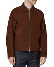 Paul Smith Regular Fit Leather Jacket