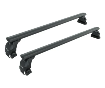 For Jeep Avenger 2002-Up Roof Rack Cross Bars Metal Bracket Normal Roof Alu Blac