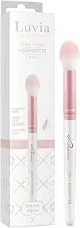Luvia Professional Makeup Brush, Highlighter Make-Up Brush, Round Brush, Vegan Cosmetic Brush, 204 // Highlighter - Candy