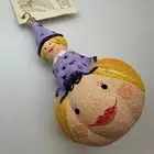 2005 Patricia Breen Hob Goblins Little Hazel 4" Lavender Ornament HCB