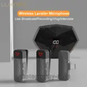 Luxceo M8 100m Wireless Lavalier Smartphone Microphone Video Recording TX+TX+RX