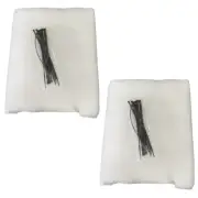 2x Anti-Insect Net Crop Plant Veggie Protection from Bird Animal Mesh 3x6m White
